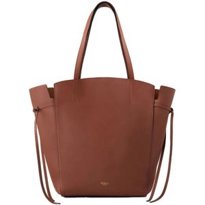 Mulberry, Tassen, Dames, Bruin, ONE Size, Leer, Stijlvolle Oak Tote Tas