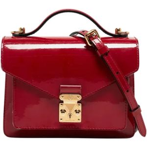 Louis Vuitton Vintage, Tweedehands leren handtassen Roze, Dames, Maat:ONE Size