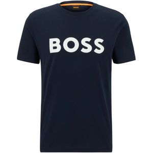 Hugo Boss, Tops, Heren, Blauw, M, Blauwe T-shirts en Polos