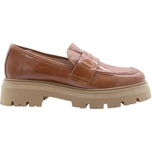 E mia, Mocassin Bruin, Dames, Maat:38 EU