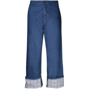 JW Anderson, Wijde jeans Blauw, Heren, Maat:L