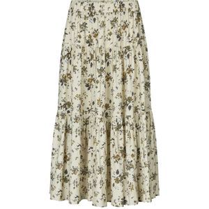 Lollys Laundry, Rokken, Dames, Beige, L, Morningll Maxi Rok Room