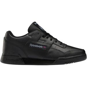 Reebok, Klassieke Workout Plus Sneakers Zwart, Heren, Maat:44 1/2 EU