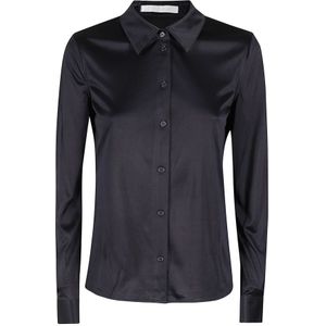 Helmut Lang, Blouses & Shirts, Dames, Blauw, L, Slim Fit Fluid Overhemd