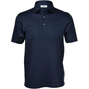 Gran Sasso, Tops, Heren, Blauw, 4Xl, Blauwe Polo Shirt