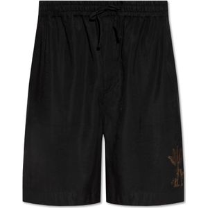 Emporio Armani, Korte broeken, Heren, Zwart, S, Short Shorts