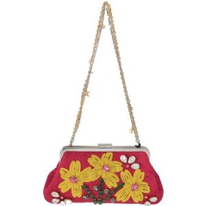 Dolce & Gabbana, Tassen, Dames, Roze, ONE Size, Katoen, Clutches