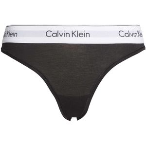 Calvin Klein, Bikinislipje Kort Zwart, Dames, Maat:L