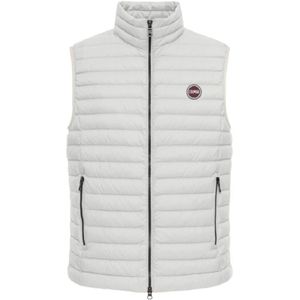 Colmar, Jassen, Heren, Grijs, 2Xl, Leer, Grijze Lichtgewicht Puffer Vest