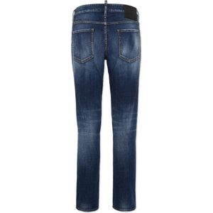 Dsquared2, Jeans, Heren, Blauw, L, Navy Blauwe Casual Broek