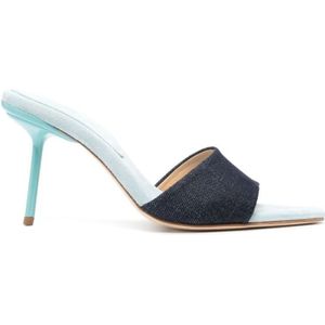 Dear Frances, Heeled Mules Blauw, Dames, Maat:38 EU