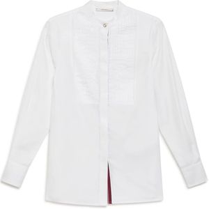 Maliparmi, Blouses & Shirts, Dames, Wit, L, Katoen, Elegante Witte Shirt