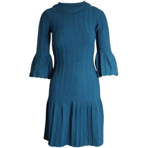 Michael Kors Pre-owned, Pre-owned, Dames, Blauw, S, Pre-owned Fabric dresses