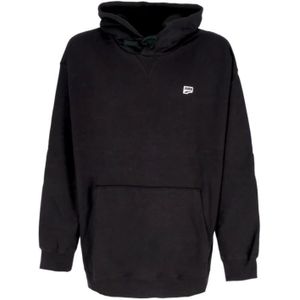 Puma, Lichtgewicht Hoodie met Midden Capuchon Zwart, Heren, Maat:S