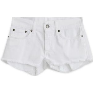 Dondup, Korte broeken, Dames, Wit, W29, Casual zomer shorts voor vrouwen