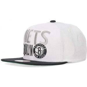 Mitchell & Ness, Accessoires, Heren, Wit, ONE Size, NBA Toss Up Snapback Pet
