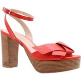 Zinda, Schoenen, Dames, Rood, 37 EU, Hoge hak sandalen voor vrouwen