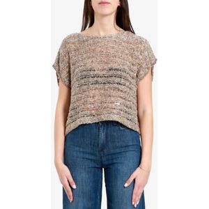 Gran Sasso, Truien, Dames, Bruin, M, Katoen, Round-neck Truien