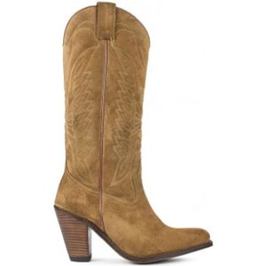 Sendra, Schoenen, Dames, Beige, 40 EU, Over-knie laarzen