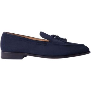 Scarosso, Schoenen, Heren, Blauw, 39 EU, Leer, Lichtgewicht Duccio Abisso Scamosciato Loafers