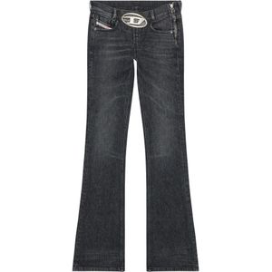 Diesel, Bootcut and Flare Jeans - 1969 D-Ebbey Grijs, Dames, Maat:W26