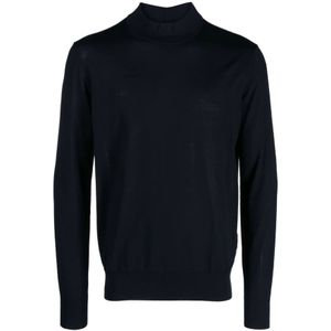 Giorgio Armani, Truien, Heren, Blauw, XL, Blauwe Sweaters voor Heren