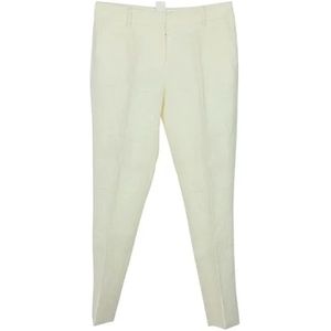 Dolce & Gabbana Pre-owned, Pre-owned Cotton bottoms Wit, Dames, Maat:S
