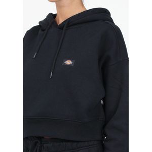 Dickies, Sweatshirts & Hoodies, Dames, Zwart, M, Katoen, Zwarte Oakport Hoodie Dames Trui