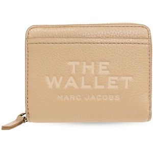 Marc Jacobs, Accessoires, Dames, Beige, ONE Size, Leer, Leren portemonnee