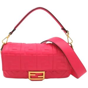 Fendi Vintage, Pre-owned, Dames, Roze, ONE Size, Leer, Pre-owned Leather fendi-bags