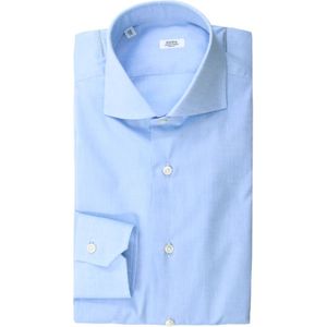 Barba, Overhemden, Heren, Blauw, 3Xl, Katoen, Formal Shirts