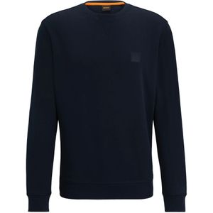 Boss Orange, Sweatshirts & Hoodies, Heren, Blauw, L, Boss Orange-Sweater