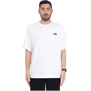 The North Face, Tops, Heren, Wit, 2Xl, Witte Festival T-shirt voor mannen