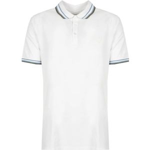 Guess, Polo Shirt Wit, Heren, Maat:S