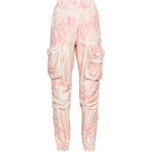 Diesel, Multi Pink Cargo Broek Roze, Dames, Maat:2XS