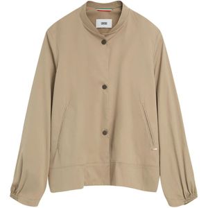 Cinque, Jassen, Dames, Beige, L, Katoen, Moderne blazer met verfijnde details