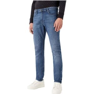 Emporio Armani, Jeans, Heren, Blauw, W30, Slim-fit Jeans