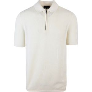 Emporio Armani, Polo Shirts Beige, Heren, Maat:2XL
