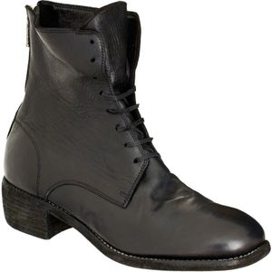 Guidi, Schoenen, Heren, Zwart, 43 EU, Leer, Leren Veterschoen met Rits