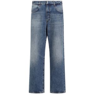 Givenchy, Jeans, Heren, Blauw, W32, Katoen, Straight Jeans