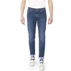 Harmont & Blaine, Slim-fit Jeans Blauw, Heren, Maat:W38
