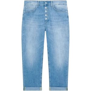 Dondup, Loose-fit Jeans Blauw, Dames, Maat:W29