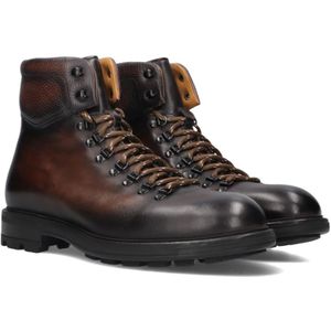 Magnanni, Schoenen, Heren, Bruin, 39 EU, Bruine Leren Veterschoenen