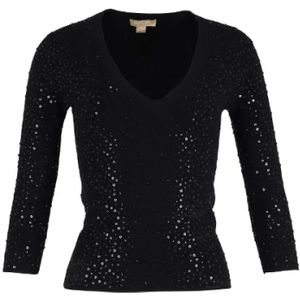 Michael Kors Pre-owned, Pre-owned Polyester tops Zwart, Dames, Maat:S