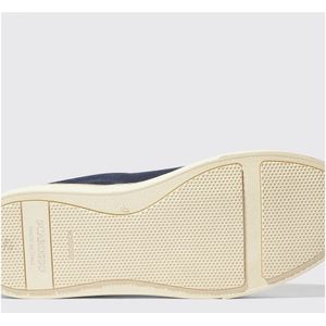 Scarosso, Schoenen, Heren, Blauw, 43 1/2 EU, Suède, Blauwe Suède Slip-On Sneakers