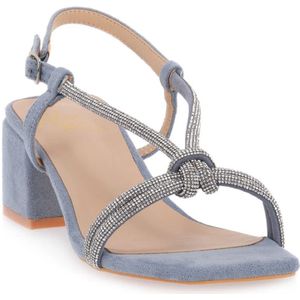 Alma EN Pena, High Heel Sandalen Blauw, Dames, Maat:38 EU