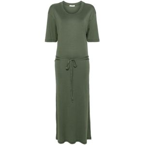 Lemaire, Maxi Kleedjes Groen, Dames, Maat:M