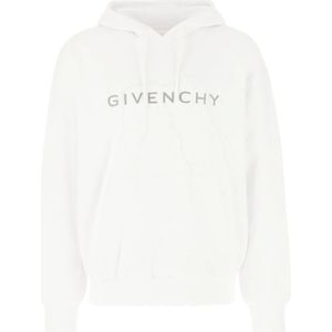 Givenchy, Sweatshirts & Hoodies, Heren, Wit, L, Katoen, Hoodies