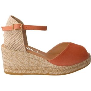 Gaimo, Zalm V-uitsnede Espadrille Sandaal Veelkleurig, Dames, Maat:36 EU