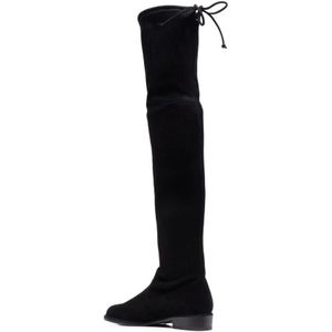 Stuart Weitzman, Schoenen, Dames, Zwart, 36 1/2 EU, Over-knee Boots